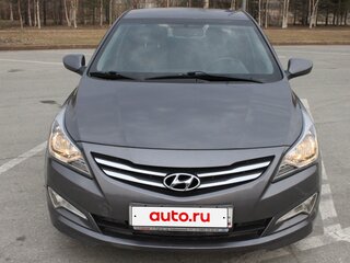 2014 Hyundai Solaris I Рестайлинг, серый, 1250000 рублей, вид 1