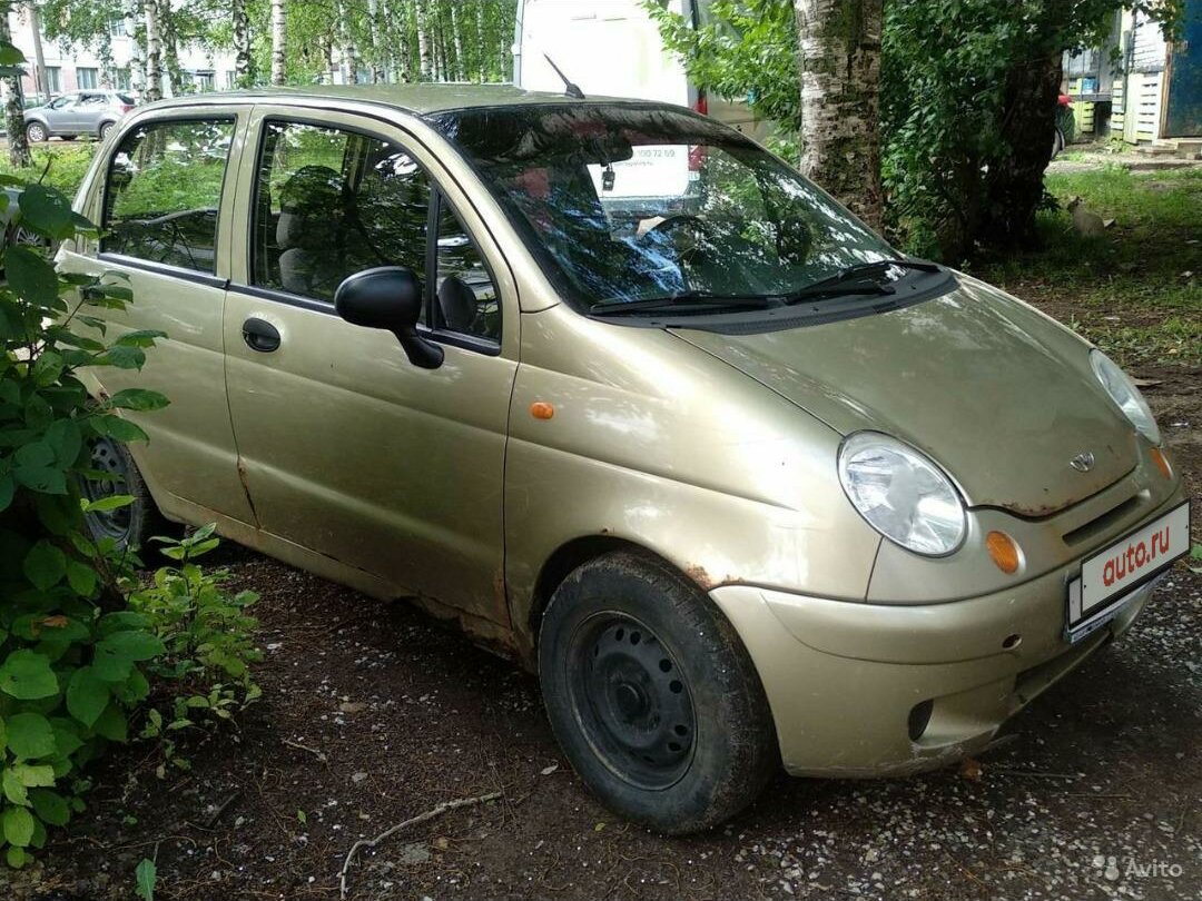Купить б/у Daewoo Matiz I Рестайлинг 0.8 MT (52 л.с.) бензин механика в ...