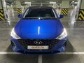 2021 Hyundai Solaris II Рестайлинг, синий - вид 2