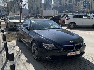 2008 BMW 6 серии 630i II (E63/E64) Рестайлинг, чёрный, 1500000 рублей, вид 1