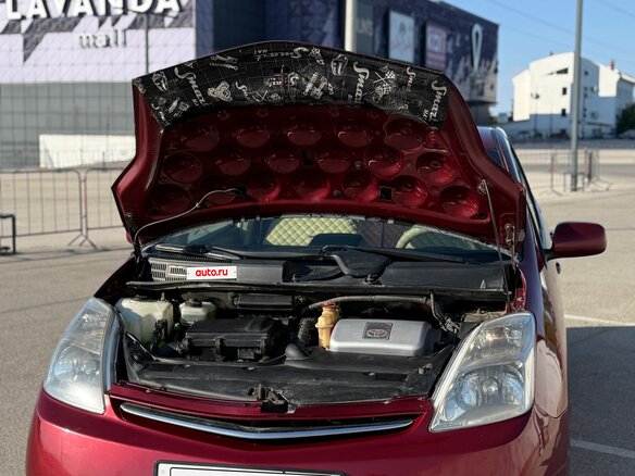 2006 Toyota Prius II Рестайлинг (XW20), красный, 720000 рублей - вид 8