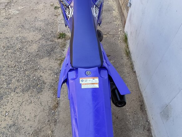 2021 Yamaha YZ125, синий - вид 6