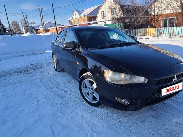 2007 Mitsubishi Lancer X, чёрный, 449000 рублей