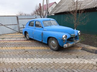 1955 ГАЗ М-20 «Победа», синий, 70000 рублей, вид 1
