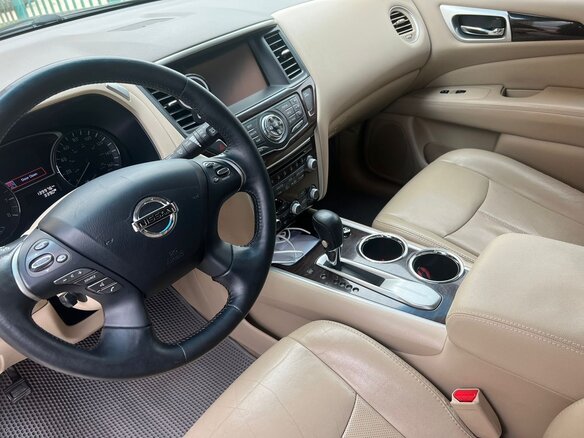 2013 Nissan Pathfinder IV, серый, 1850000 рублей - вид 4