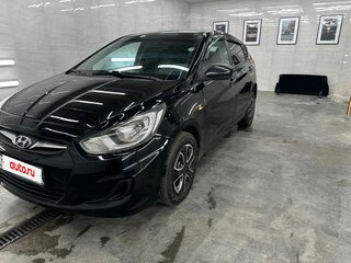 2012 Hyundai Solaris I, чёрный, 490000 рублей, вид 1