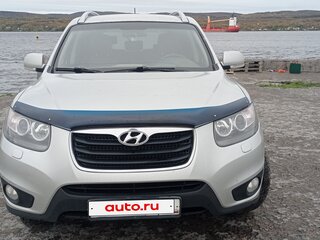 2011 Hyundai Santa Fe II Рестайлинг, серебристый, 1050000 рублей, вид 1