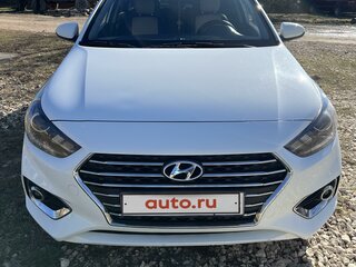 2018 Hyundai Solaris II, белый, 1600000 рублей, вид 1