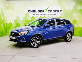 2020 Lada (ВАЗ) Vesta SW Cross I, синий, 1090000 рублей, вид 1