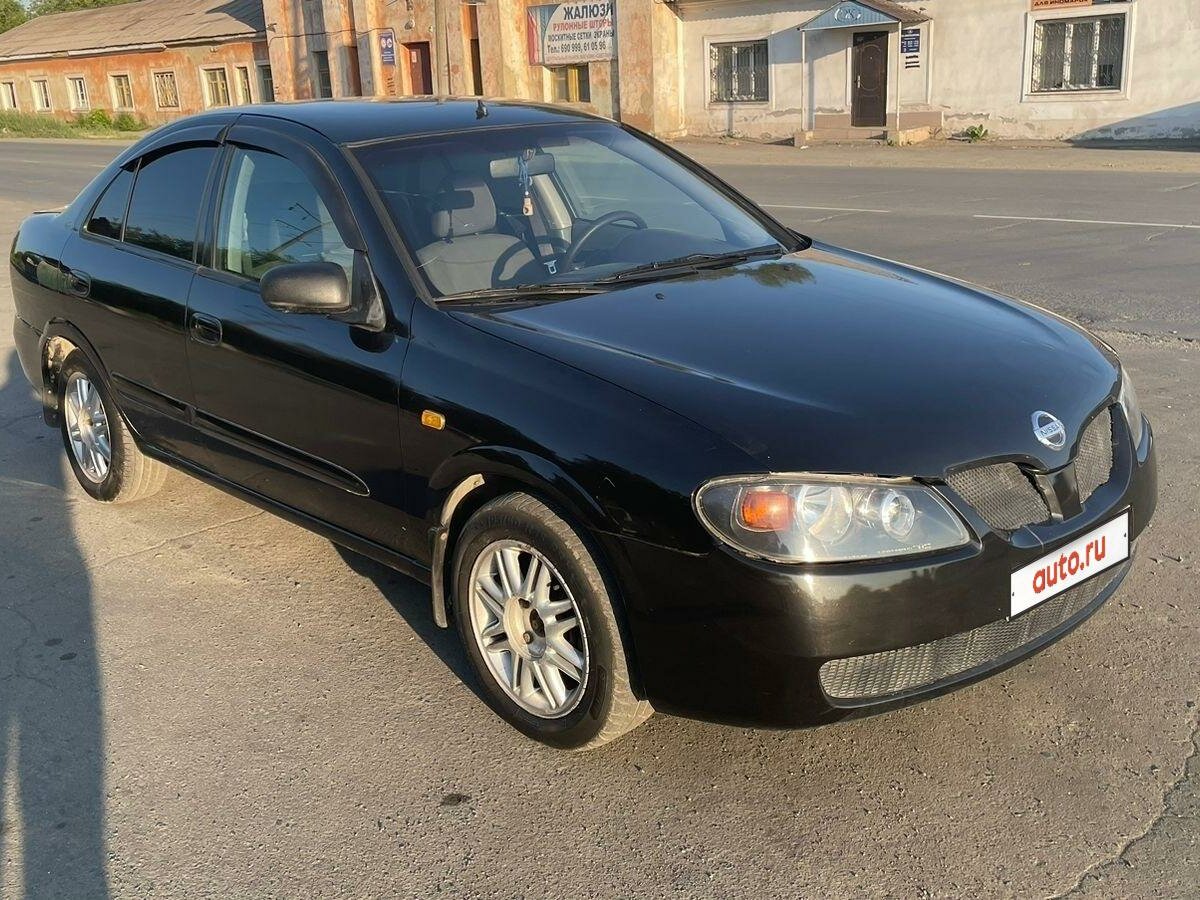 Ниссан Альмера 2005 черный