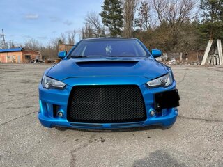 2008 Mitsubishi Lancer X, синий, 1600000 рублей, вид 1