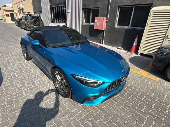 2022 Mercedes-Benz SL-Класс AMG SL 43 43 AMG IV (R232), голубой, 13900000 рублей - вид 13