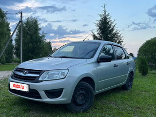 2017 Lada (ВАЗ) Granta I, серебристый, 376000 рублей, вид 1