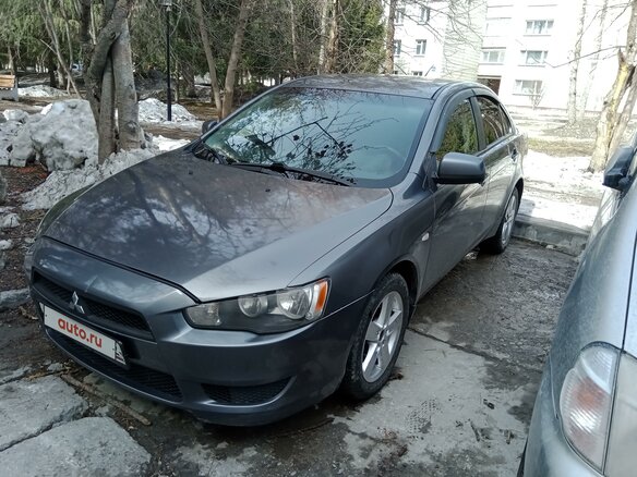2007 Mitsubishi Lancer X, серый, 630000 рублей - вид 1