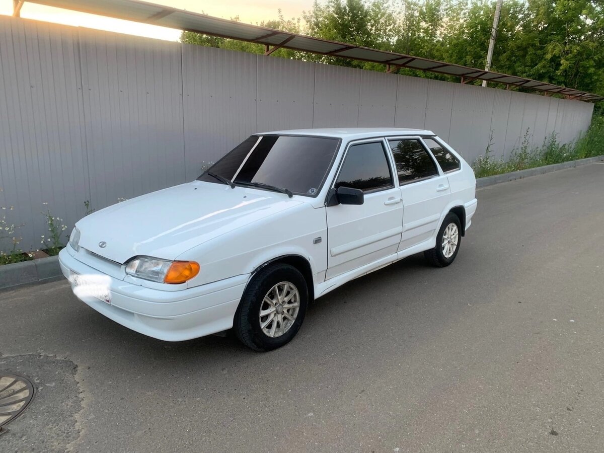 Lada 2114 белая утопленник