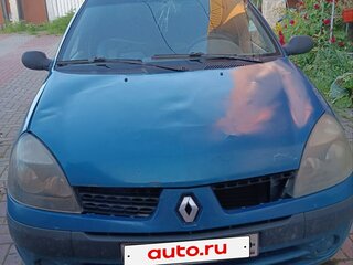 2002 Renault Symbol I Рестайлинг, синий, 132000 рублей, вид 1
