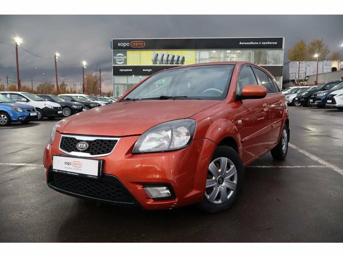 Купить б/у Kia Rio II Рестайлинг 1.4 AT (95 л.с.) бензин автомат в ...