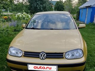 1999 Volkswagen Golf IV, золотистый, 280000 рублей, вид 1