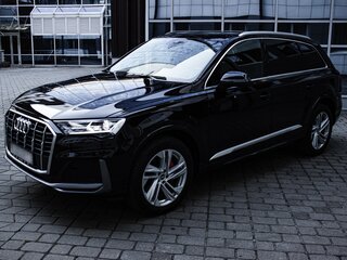 2021 Audi Q7 45 TFSI II (4M) Рестайлинг, чёрный, 3899000 рублей, вид 1