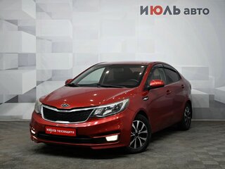 2017 Kia Rio III Рестайлинг, красный, 1050000 рублей, вид 1