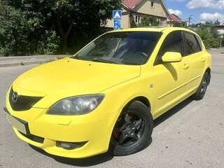 2005 Mazda 3 I (BK), жёлтый, 450000 рублей, вид 1