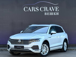 2019 Volkswagen Touareg III, белый, 4200000 рублей, вид 1