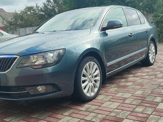 2014 Skoda Superb DSG II Рестайлинг, серый, 1200000 рублей, вид 1