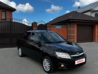2015 Lada (ВАЗ) Granta I, чёрный, 495000 рублей, вид 1