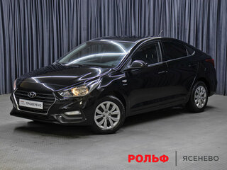 2019 Hyundai Solaris II, чёрный, 1398000 рублей, вид 1