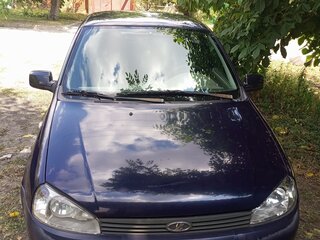 2009 Lada (ВАЗ) Kalina I, синий, 360000 рублей, вид 1
