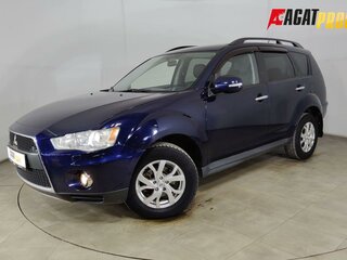 2011 Mitsubishi Outlander II Рестайлинг, синий, 965000 рублей, вид 1