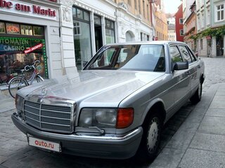 1987 Mercedes-Benz S-Класс 500 II (W126) Рестайлинг, серебристый, 1500000 рублей, вид 1