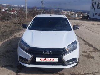 2019 Lada (ВАЗ) Vesta I, белый, 920000 рублей, вид 1