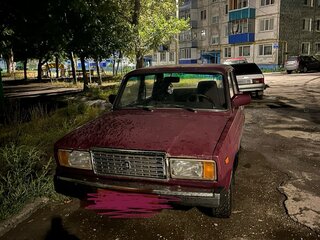 1998 Lada (ВАЗ) 2107, красный, 60000 рублей, вид 1