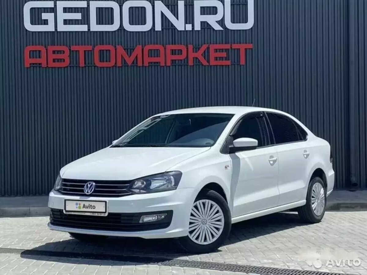 Volkswagen Polo 2018 Р±РµР»С‹Р№