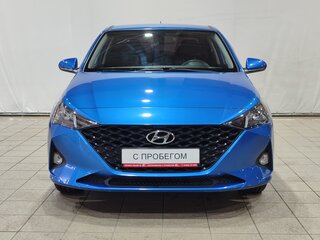 2021 Hyundai Solaris II Рестайлинг, синий, 1700000 рублей, вид 1