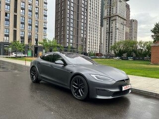 2021 Tesla Model S Plaid I Рестайлинг 2, серый, 8490000 рублей, вид 1