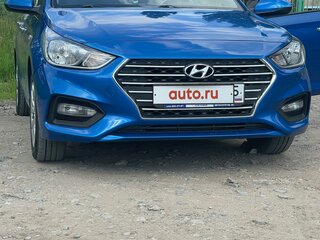 2017 Hyundai Solaris II, синий, 1200000 рублей, вид 1