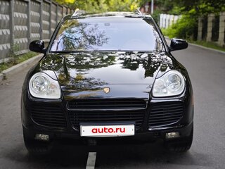 2004 Porsche Cayenne Turbo I (955), чёрный, 1400000 рублей, вид 1