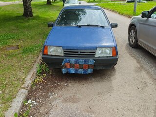 1999 Lada (ВАЗ) 21099, синий, 65000 рублей, вид 1