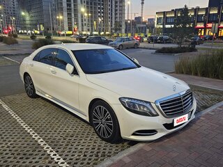 2015 Mercedes-Benz S-Класс 400 Long VI (W222, C217), белый, 3900000 рублей, вид 1