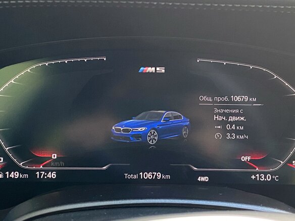 2020 BMW M5 Competition VI (F90) Рестайлинг, синий - вид 8