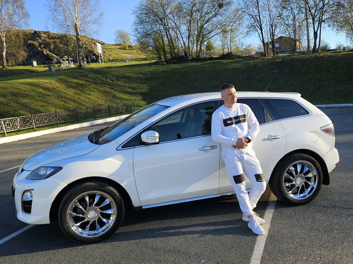 Купить б/у Mazda CX-7 I Рестайлинг 2.3 AT (238 л.с.) 4WD бензин автомат ...