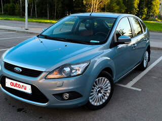 2010 Ford Focus II Рестайлинг, голубой, 700000 рублей, вид 1