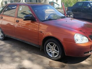 2009 Lada (ВАЗ) Priora I, красный, 220000 рублей, вид 1