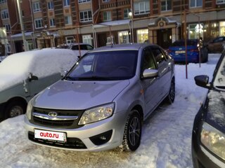 2016 Lada (ВАЗ) Granta I, серебристый, 510000 рублей, вид 1