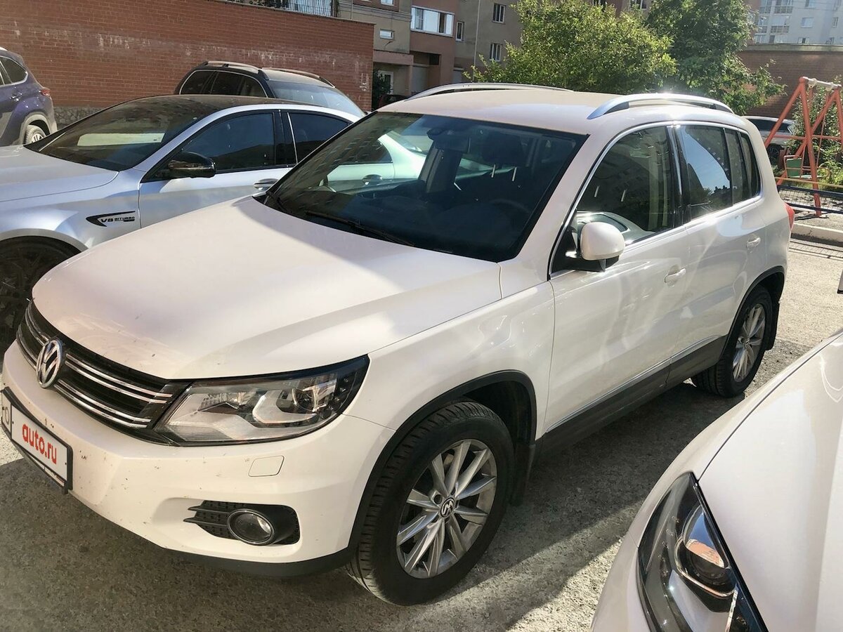 Tiguan 1 белый перламутр