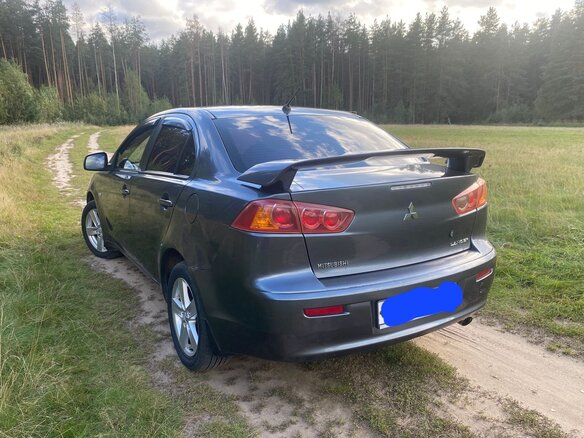 2008 Mitsubishi Lancer X, серый, 630000 рублей - вид 7