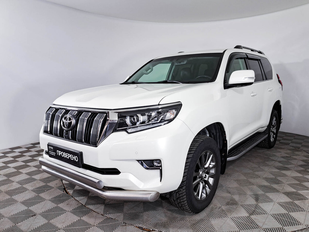 Toyota Land Cruiser Prado 2018 Р±РµР»С‹Р№