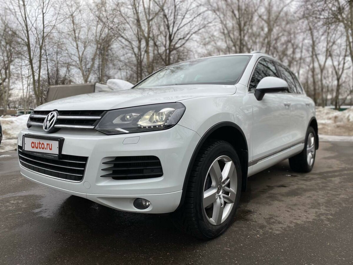Volkswagen Touareg 2011 Р±РµР»С‹Р№